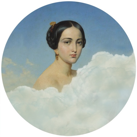 Mural DOTS - Cirrus niebo