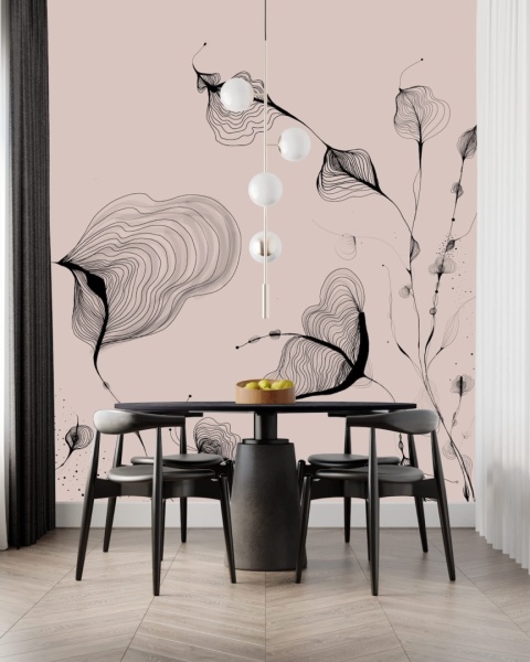 Tapeta ORGANIC FLOWERS designerska w rolce