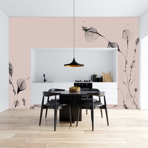 Tapeta ORGANIC FLOWERS designerska w rolce