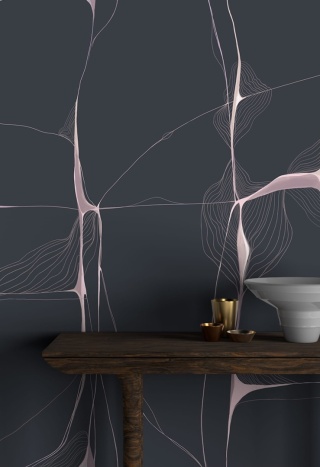Tapeta ORGANIC LINES designerska w rolce