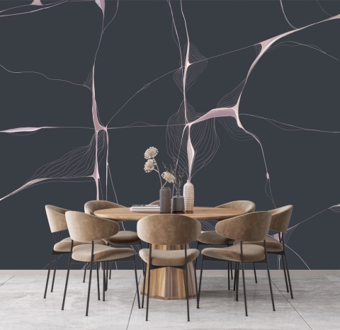 Tapeta ORGANIC LINES designerska w rolce