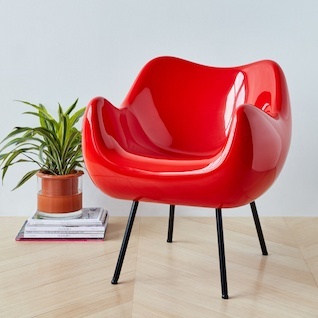 Fotel RM58 CLASSIC czerwony