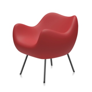 Fotel RM58 MATTE czerwony