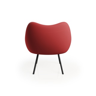 Fotel RM58 MATTE czerwony