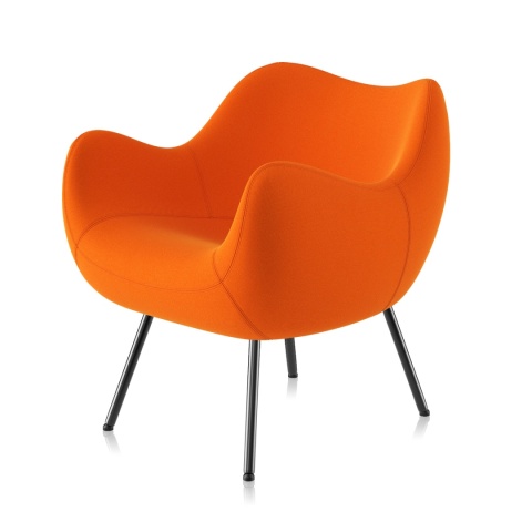 Fotel tapicerowany RM58 SOFT Fame pomarańczowy