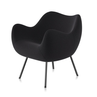 Fotel tapicerowany RM58 SOFT Step czarny