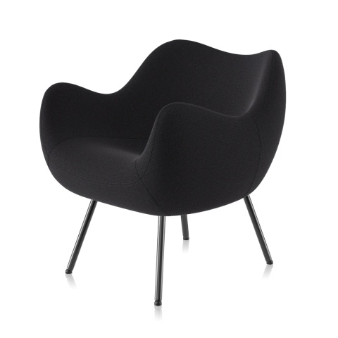 Fotel tapicerowany RM58 SOFT Step czarny