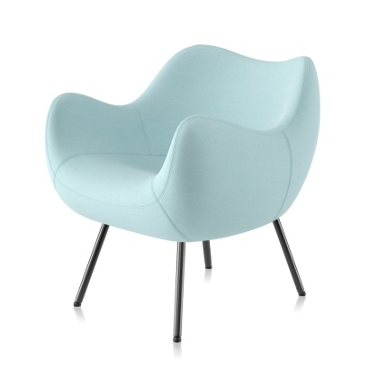Fotel tapicerowany SOFT SYNERGY RM58 błękitny do salonu lub sypialni