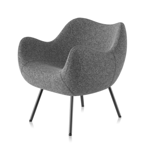 Fotel tapicerowany RM58 SOFT Synergy ciemny szary