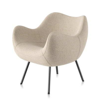 Fotel tapicerowany SOFT SYNERGY RM58 jasny beżowy do salonu lub sypialni