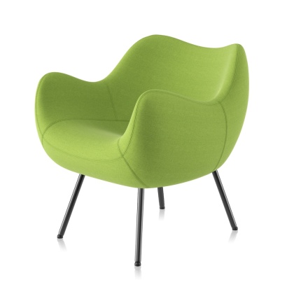 Fotel tapicerowany SOFT SYNERGY RM58 zielony do salonu lub sypialni