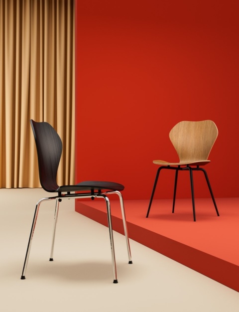 Krzesło KA237 CLASSIC dąb czarny