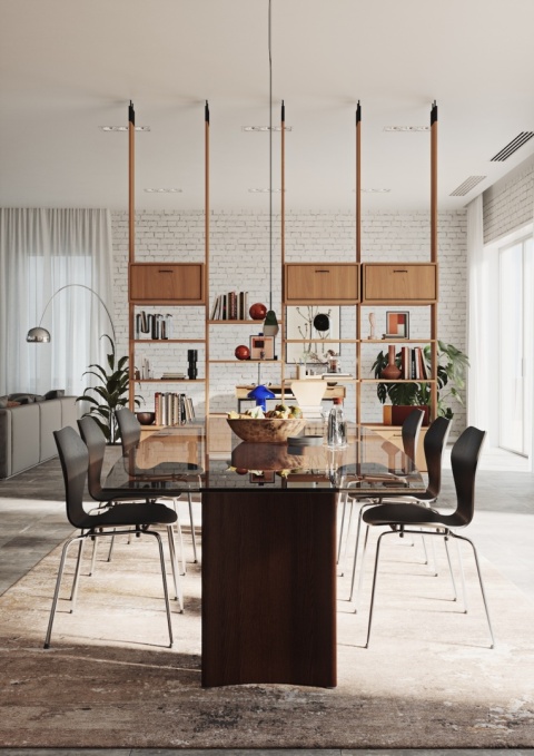 Krzesło KA237 CONTRACT buk czarny rama chromowana