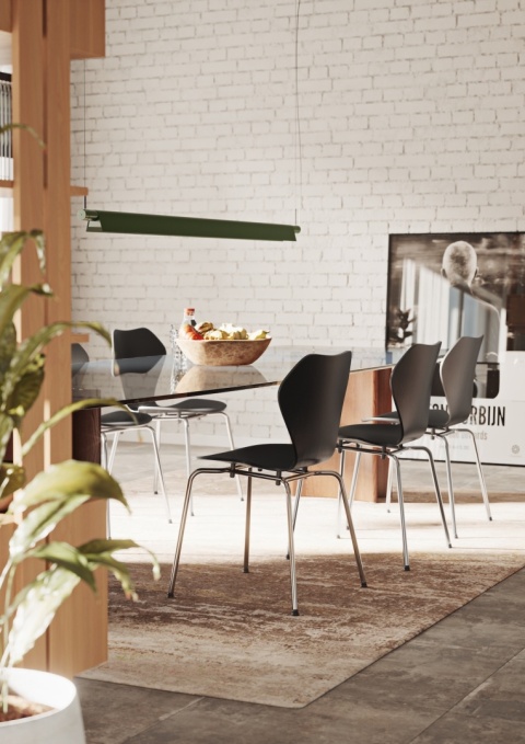 Krzesło KA237 CONTRACT buk naturalny rama czarna