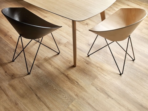 Krzesło RM56 buk czarny rama biała