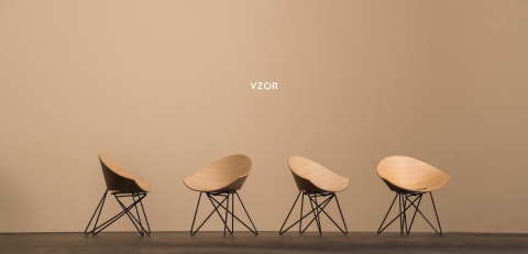 Krzesło RM56 buk czarny rama czarna