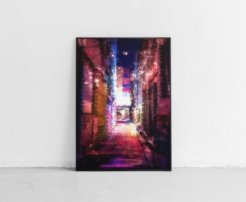 Plakat ABSTRAKCJA CHINA TOWN kolor