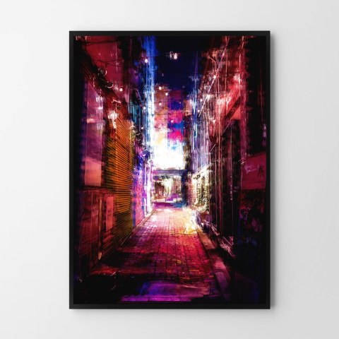 Plakat ABSTRAKCJA CHINA TOWN kolor