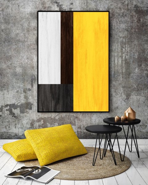 Plakat ABSTRAKCJA GEOMETRYCZNA kolor