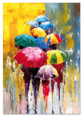 Plakat ABSTRAKCJA KOLOROWE PARASOLE kolor