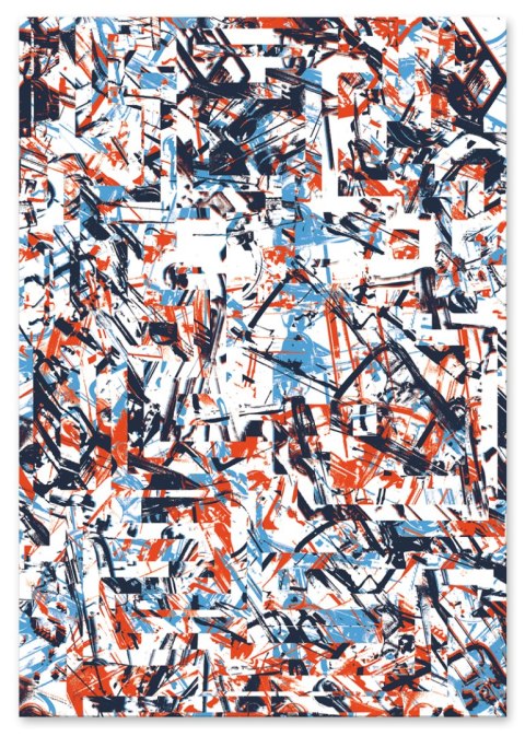 Plakat ABSTRAKCJA LASTRYKO kolor