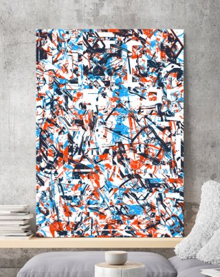 Plakat ABSTRAKCJA LASTRYKO kolor