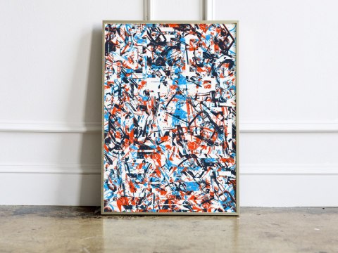 Plakat ABSTRAKCJA LASTRYKO kolor