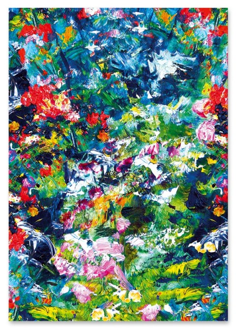 Plakat ABSTRAKCJA MALARSKA kolorowy