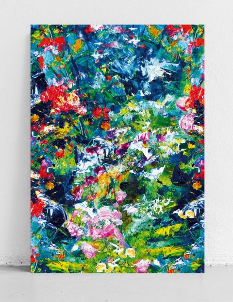 Plakat ABSTRAKCJA MALARSKA kolorowy