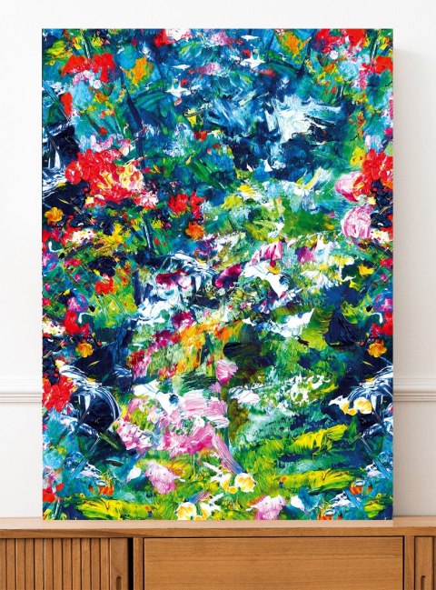 Plakat ABSTRAKCJA MALARSKA kolorowy