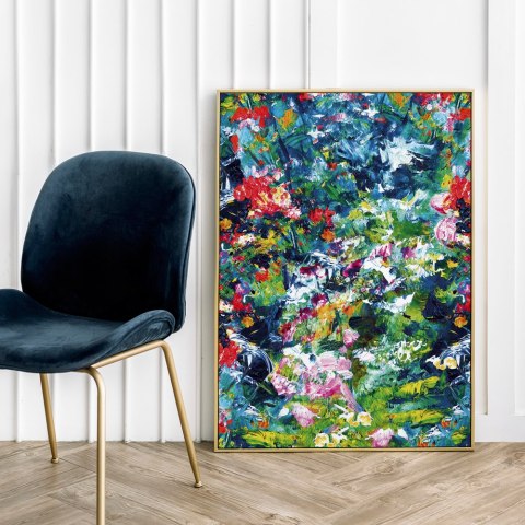 Plakat ABSTRAKCJA MALARSKA kolorowy