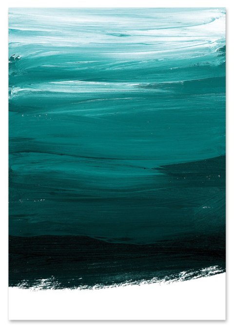 Plakat ABSTRAKCJA MAZY FARBĄ kolor