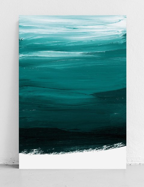 Plakat ABSTRAKCJA MAZY FARBĄ kolor