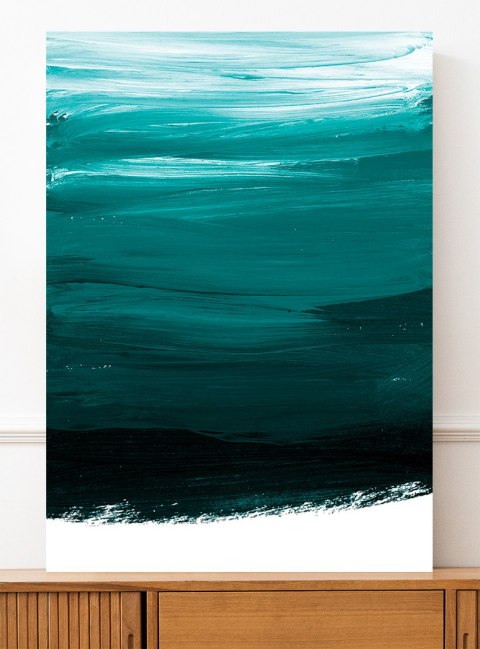 Plakat ABSTRAKCJA MAZY FARBĄ kolor