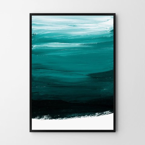 Plakat ABSTRAKCJA MAZY FARBĄ kolor