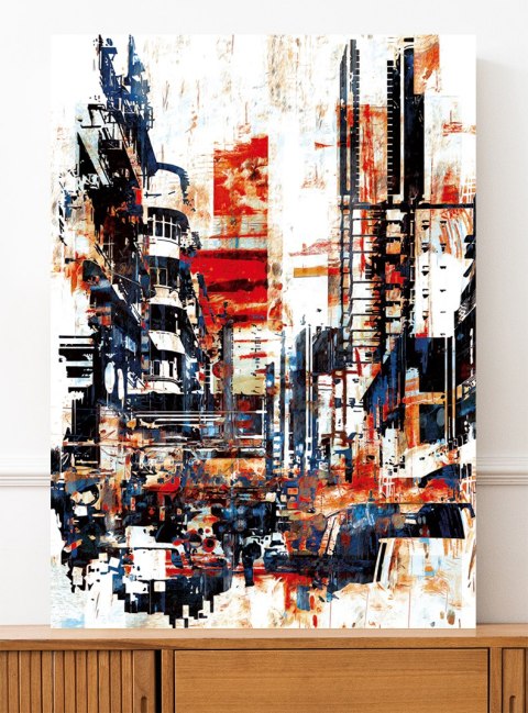 Plakat ABSTRAKCJA MIASTO kolor