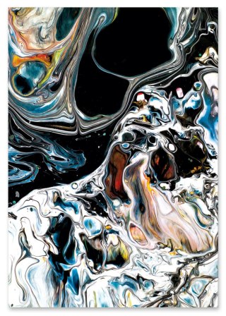 Plakat ABSTRAKCJA WZORY abstrakcyjne kolor