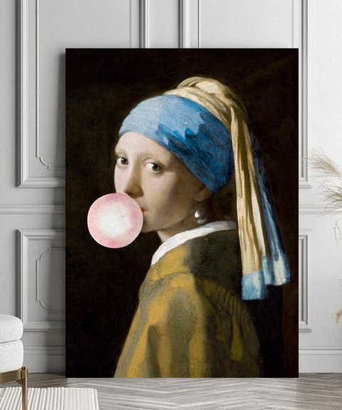 Plakat DZIEWCZYNA Z BALONEM Vermeer kolor