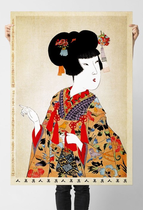 Plakat GEJSZA JAPOŃSKIE OBRAZY kolor