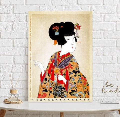 Plakat GEJSZA JAPOŃSKIE OBRAZY kolor