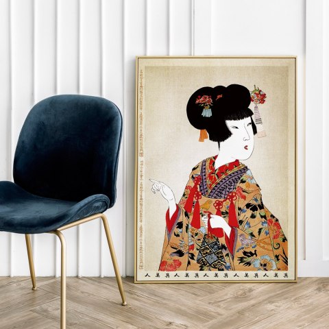 Plakat GEJSZA JAPOŃSKIE OBRAZY kolor