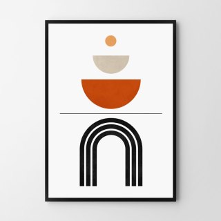 Plakat GEOMETRIA BOHO STYL kolor