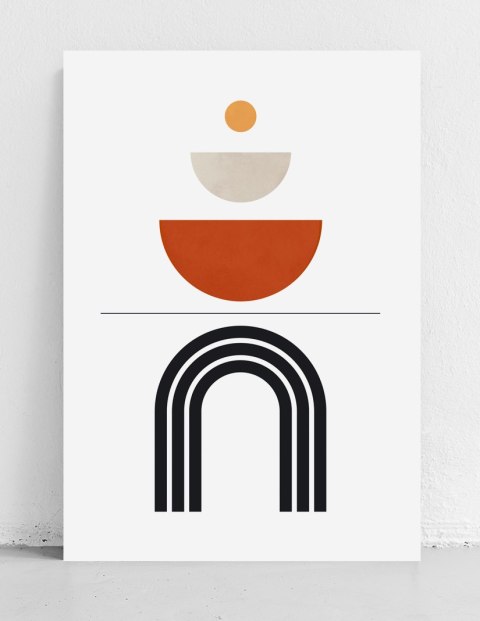 Plakat GEOMETRIA BOHO STYL kolor