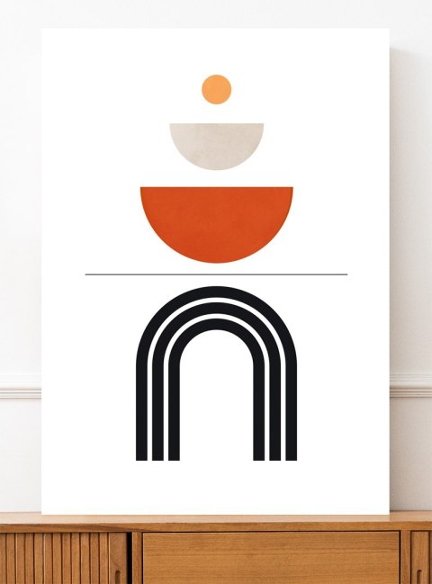 Plakat GEOMETRIA BOHO STYL kolor