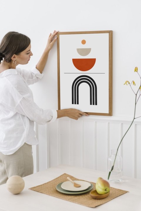 Plakat GEOMETRIA BOHO STYL kolor