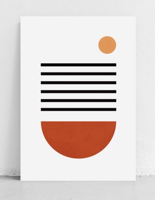 Plakat GEOMETRYCZNY BOHO STYL kolor