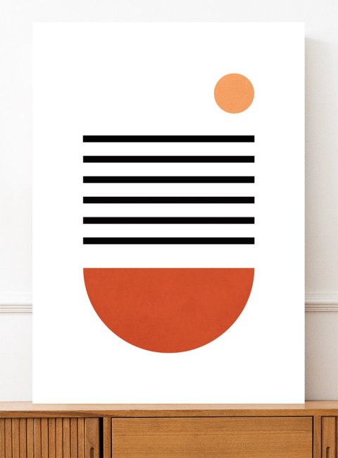 Plakat GEOMETRYCZNY BOHO STYL kolor