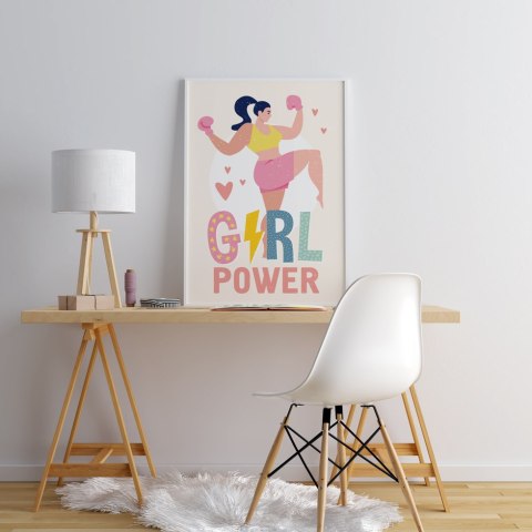 Plakat GIRL POWER kolor