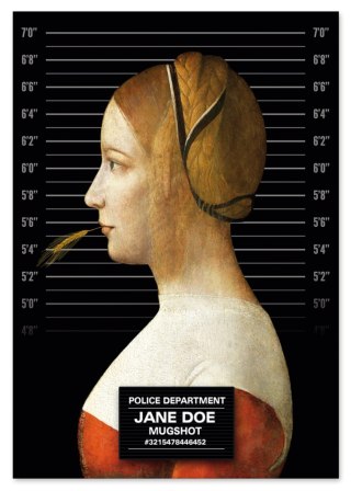 Plakat Jane Doe POP ART kolor