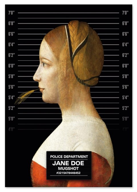 Plakat Jane Doe POP ART kolor